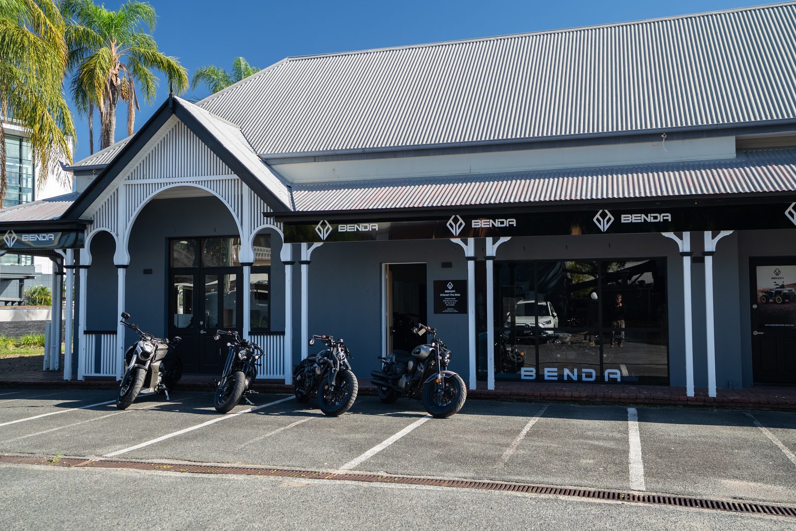 BENDA Moto Brisbane shopfront